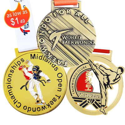 Goldpreis der Marathonlaufen-kundenspezifischer Metallsport-Medaillen-Zink-Legierungs-3D