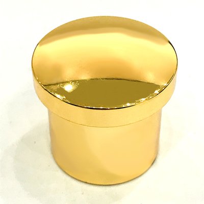Aluminiumparfümflasche-Kappen klassische Gold-Farbe-Zamak