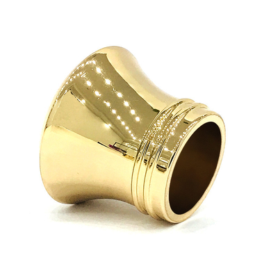 Metallbeendete klassische Goldspiegelfläche Zamac-Parfümflasche-Kappen