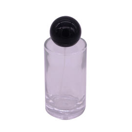 Entwurfs-Luxusparfümflasche bedeckt Zink-Legierungs-Parfüm-Kappe der hohen Qualität schwarze mit einer Kappe