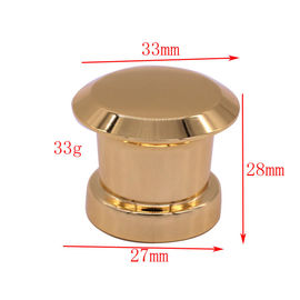 Gold-fertigen magnetische Metall-Zamak-Parfüm-Kappen-Parfüm-Abdeckungs-Mode besonders an
