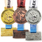 Sport-Goldmarathon-Preis-Andenken 3d verzinken Legierungs-Metalllaufende Medaille mit Band
