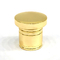 Klassischer Zink-Legierungs-Vergolden-Zylinder formen Metall-Zamac-Parfümflasche-Kappe
