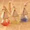 Rhombische leere Flasche der dreieckigen Kappen-8ML, Auto-Duft-Flasche, Farbparfümflasche, Farbglasflasche mit kundenspezifischem LOGO