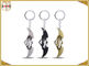 Spiel-Klingen-Silber-Messing farbige Metallkleine Schlüsselringe für Förderungs-Zink-Legierungs-Material