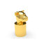 Kundenspezifische Parfümflasche-Kappen Hunde-Kopf-Gold-Fasion ISO 9001