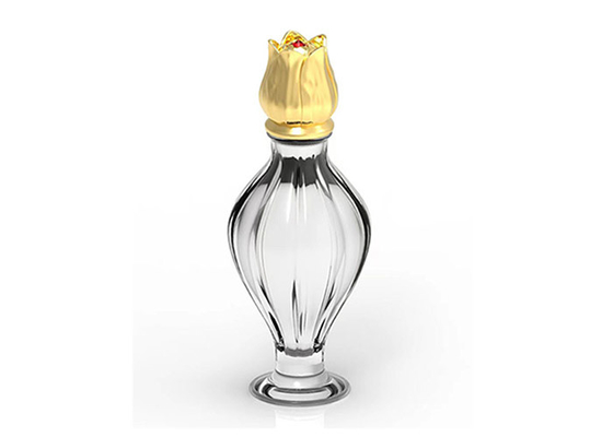 Blume Fea 15Mm bedeckt kreative Zamac-Metallparfümflasche Luxusuniversalität mit einer Kappe