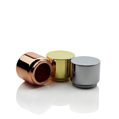 Goldener kundengebundener AluminiumLogo Perfume Caps In Various färbt