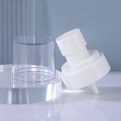 Weiße Hälfte-Abdeckung sprühen Hauptplastiktoner-Flaschen-Pumpen-Hauptlotions-Vakuumflaschen-Pumpen-Kopf