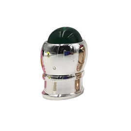 Luxusparfümflasche-Kappen-Deckel-Abdeckung ODM-Entwurfs-Silber-Farbe mit Kristall