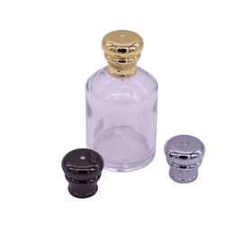 Mode-kundenspezifisches Parfüm-Kappen-Zink-Legierungs-Schwarz-Plastikparfüm-Spray-Kappen