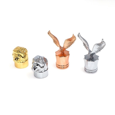 kaufen Gold überzog Zamak-Parfüm-Kappen-kosmetische Verpackenkundenbezogenheit online manufacture