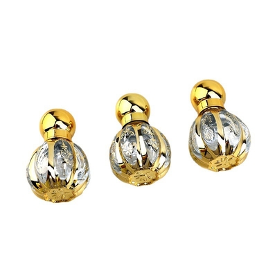 kaufen Flaschen-der hohen Qualität des Ball-12ML Flaschen-füllt tragbares Parfüm-Glas des ätherischen Öls unterschiedliche geschnitzte Ball-UVflasche ab online manufacture