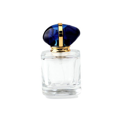 kaufen Kreativer Parfümerzeuger-Glass Bottle With-blaue Steinkappe online manufacture