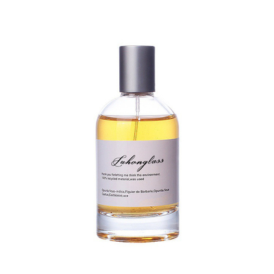 kaufen Runden-die leere LuxusParfümflasche der Glasspray-Parfümflasche-Frauen der Parfümflasche-30ml 50ml 100ml mit silberner Kappe online manufacture