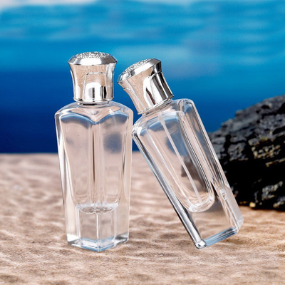 kaufen 50 ml 15 Bajonett-Parfümflasche, dicker Boden, rautenförmig, kleiner quadratischer Boden, geschnitzte Außenhülle, Kosmetik-Sub-Bot online manufacture