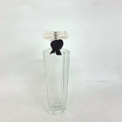 kaufen Mitternachts-Parfümflasche-Glas-Flaschen-Presse-Bajonett-leere Flasche Rose 100ml parfümieren verpackende erstklassige Vorflasche online manufacture