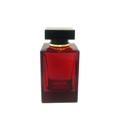 kaufen 100ml elegante quadratische Parfümflasche, Glasflasche, Spray, verpackende Subvention, Bajonett, leere Flasche online manufacture