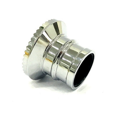 kaufen Aluminiumparfümflasche-Kappen kundenspezifische silberne Farbe-Zamak online manufacture