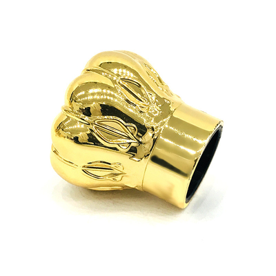 kaufen Aluminiumparfümflasche-Kappen kundenspezifische Luxus- Gold-Farbe-Zamak online manufacture