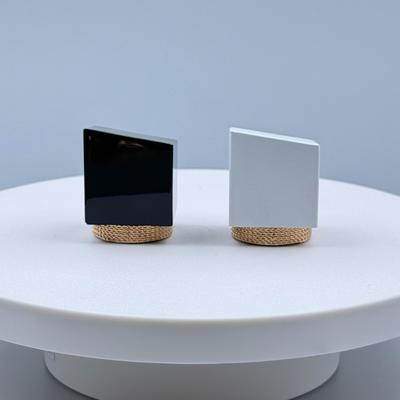 kaufen Black/white zinc alloy perfume cap Square cap Online-Herstellung