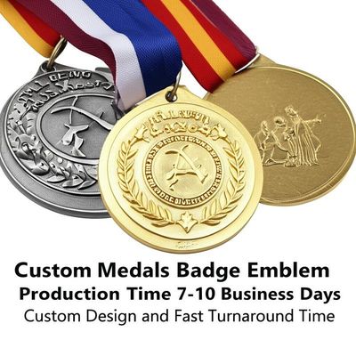 kaufen Custom Metal Medal with 2mm Thickness and Customized Size Featuring Letterpress Printing for Elegant Souvenirs online manufacture