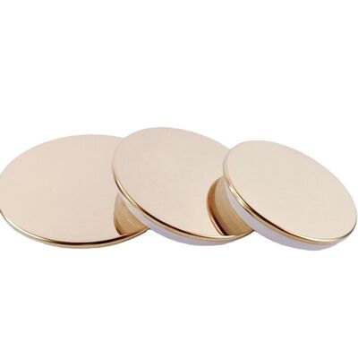 kaufen Factory High End Zamac Candle Jar with Metal Candle Lid Gold Zinc Alloy Metal Lids  Bottle Caps & Closures for Candles online manufacture