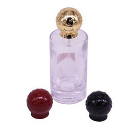 kaufen Goldschwarze rote Zink-Legierungs-Metallparfüm-Kappen-Luxusparfümflasche-Kappe online manufacture