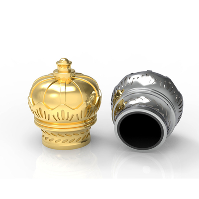 kaufen Zink-Legierung materielle formte Zamak-Parfümflasche-Abdeckungs-kundenspezifische Krone online manufacture