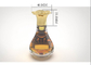 Kundenspezifische Zink-Legierungs-Parfümflasche des Logo-15Mm bedeckt kreative Blumen-Luxusart mit einer Kappe
