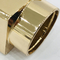 Klassischer Zink-Legierungs-Gold-Würfel formen Metall-Zamac-Parfümflasche-Kappe