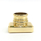 Klassisches Zink-Legierungs-Gold-Rechteck formen Metall-Zamac-Parfümflasche-Kappe