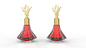 Elegantes Parfümdeckel für Flaschenkappe OEM / ODM Service verfügbar