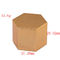 Sechseckiges Goldparfüm-magnetische Kappe, Metallflasche übersteigt für Zeichnung 3D
