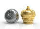 Goldfarbformen neue Entwurfs-Parfümflasche-Kappen-Krone Zamak-Material