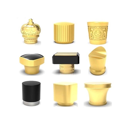 Einzigartiger kundengebundener Luxusharz-Parfümflasche-Deckel, kundenspezifische Metallparfüm-Kappe