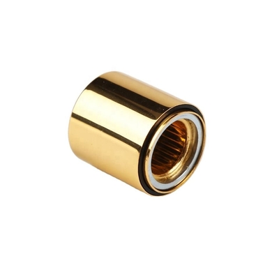 Glänzende goldene Aluminiumluxusparfüm-Kappen-Oberflächenfarbkundenbezogenheit