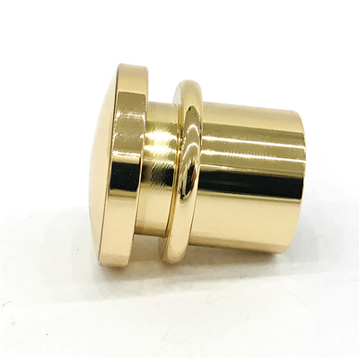 Aluminiumparfümflasche-Kappen klassische helle Gold-Farbe-Zamak