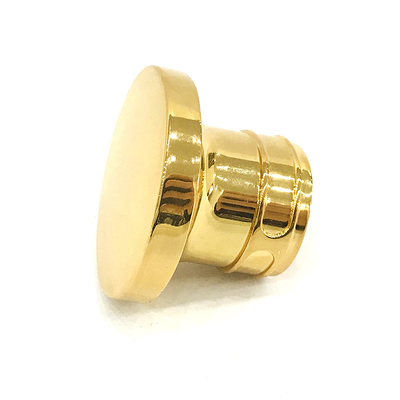 Kundenspezifische klassische Goldfarbe ringsum Aluminiumparfümflasche-Kappen Zamak
