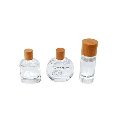 Natürliche feste hölzerne Zylinder-Art Parfümflasche-Kappe mit Flasche
