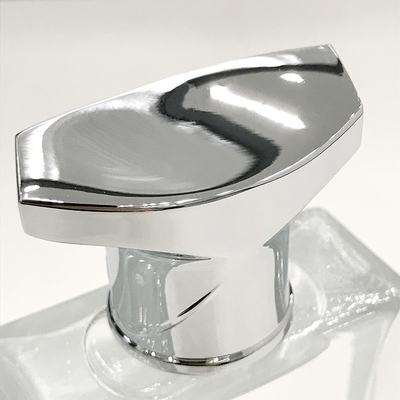 Druckguss Zamak Parfüm Deckel Logo Formen und Seidenbildschirmdruck