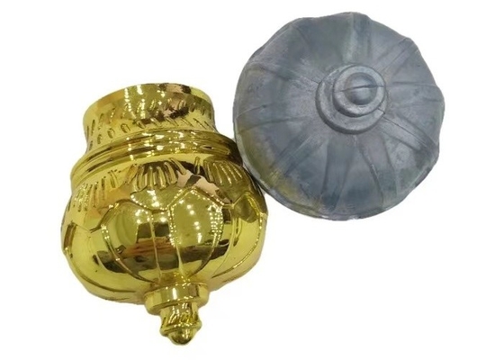 Hochwertige Zamak Parfüm Flaschendeckel Goldkrone Personalisierte Flaschendeckel