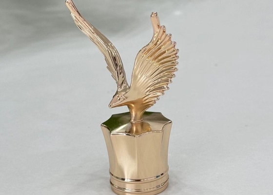 Exquisite Adlerförmige Zamak-Parfümkappen Parfümflaschendeckel in Gold Silber