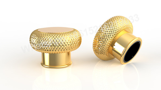 Custom Gold / Silber Zamak Parfüm Kappen mit Präzision Druckguss Technologie gefertigt