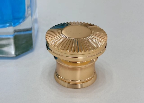 Anpassbar exquisite Gold Zamak Parfümkappen Metall Parfümflaschen Deckel