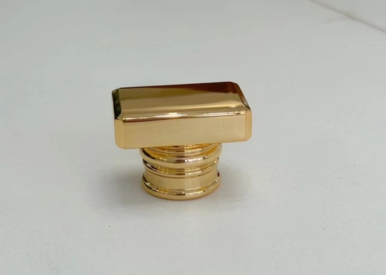 Zinklegierung T-förmige Gold-Zamak-Parfümkappen für personalisierte Duftverpackungen