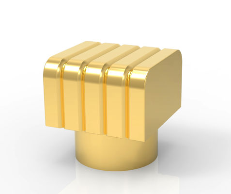 Exquisite Gold Zinklegierung Zamak Parfümkappen Set für Ihre eigenen Parfüm-Marke Flaschen
