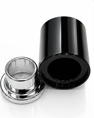 Zinc Alloy Magnetic Perfume Cap with Customizable Logo Lightweight and Electroplated Finish