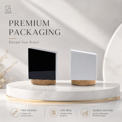 Modern Geometric Tilt Square Zamac Perfume Cap Solid Gloss Color Woven Gold Base Heavy Metal Perfume Cap For Gift Perfume Set