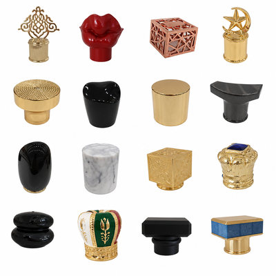 Zamac Perfume Bottle Cap FEA15 Perfume Cap With Insert Existing Mold Wholesale Zinc Alloy Perfumes Lid Custom Logo Luxury